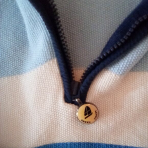 Green Coast Yachting Cotton Pullover Italy Size L - Picture 12 of 16